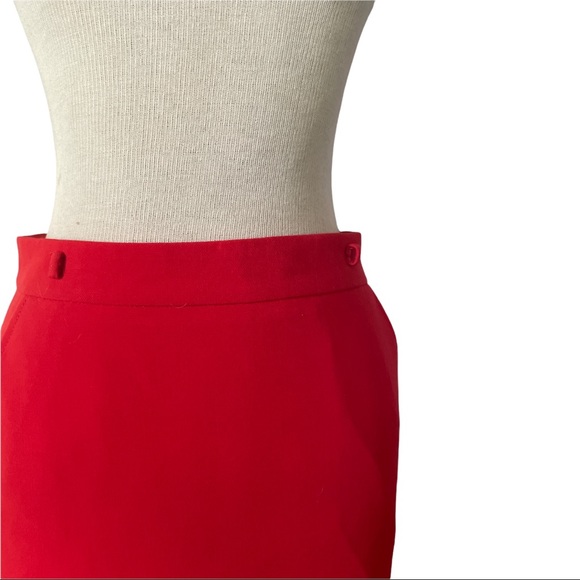 Trina Turk Red Pencil Skirt - Picture 3 of 11